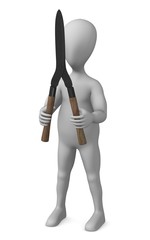 Naklejka premium garden tool