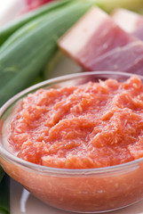 Meerrettich Tomaten Creme