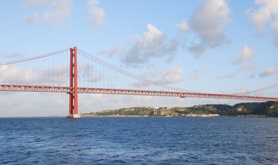 25th April bridge in Lisbon, Portugal