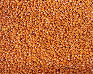 Colorfull fake beads, orange reflectons