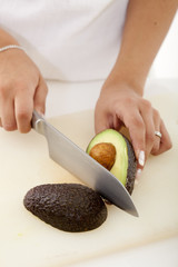 Acvocado schneiden