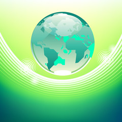 Planet ecology concept