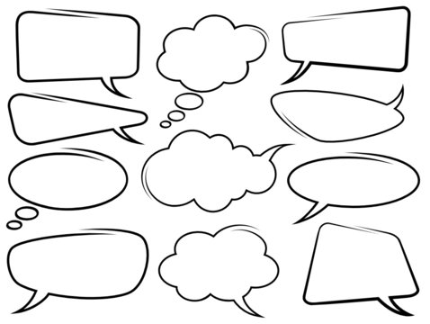 speech bubbles
