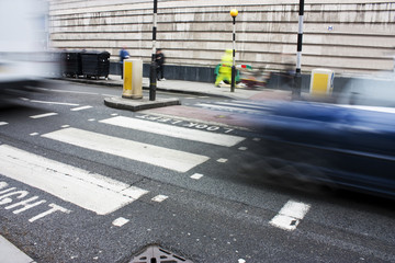 zebra crossing or pedestrian crossing