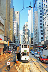 Fototapeta premium China, Hong Kong Hennessy road