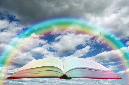 Book And Rainbow