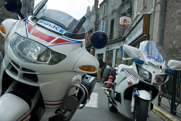Fototapeta na wymiar Policja motocyklowe