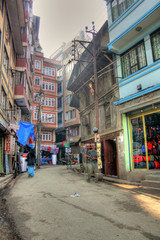 Fototapeta na wymiar Ulice Katmandu (Nepal)
