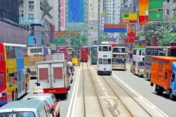 Foto op Plexiglas Hong-Kong China, Hong Kong Hennessy-weg