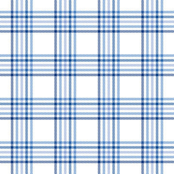 Blue Stripe Plaid