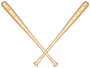 Baseball Bat Crossed