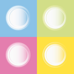 set of abstract design element. Vector illustration.