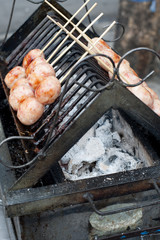 Asiatische Wurst am Grill