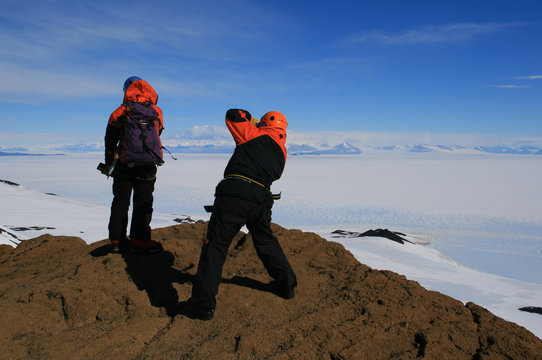 Summit of Castle Rock, Ross Island, Antarctica