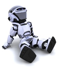 robot relaxing