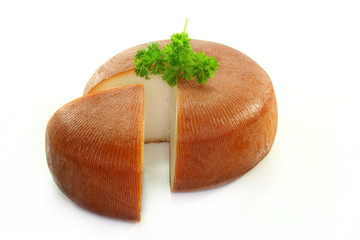 geräucherter Ziegenkäse
