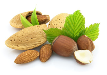 Almonds with filbert