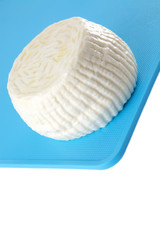 white cheese on plate