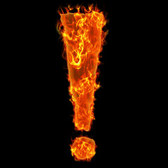 Burning Exclamation Mark