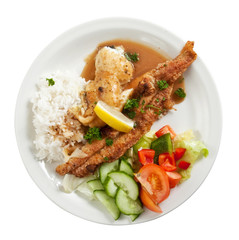 fried fish fillets