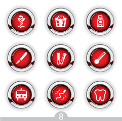 Medical button series
