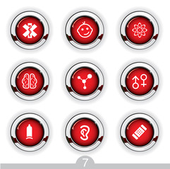 Medical button series