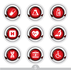 Medical button series