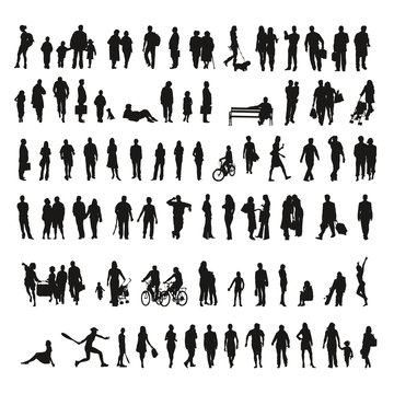 Big collection of silhouettes - Shadows