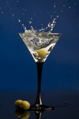splashing cocktail