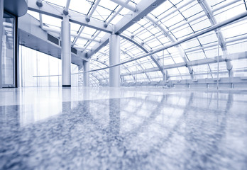 Modern hall inside office center