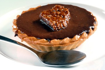 Une tartelette au chocolat