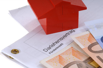 Darlehensvetrag Hausbau Geld