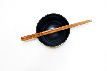 Fototapeta na wymiar 筷子和碗