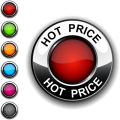 Fototapeta premium Hot price button.