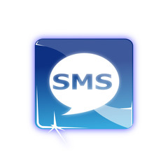 Picto texto SMS - Icon phone mobile message