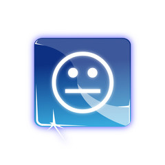 Picto smiley moyen - Icon middle smiley