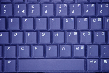 blue keyboard