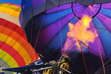 Firing up the balloons