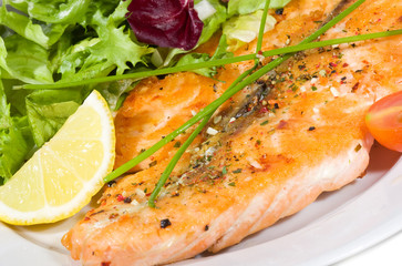 grilled salmon