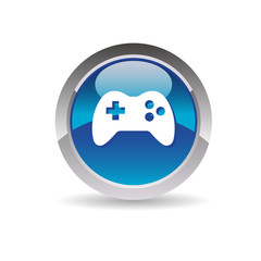 Icône manette de jeu © Claire