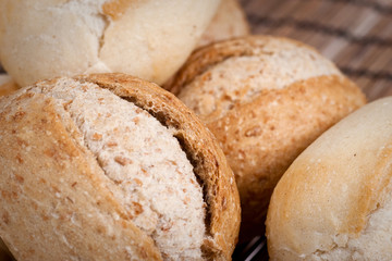 Natural healthy fresh bread