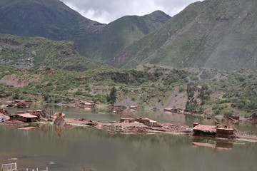 Flood damage in Cusco