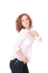 Beautiful young woman