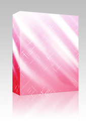 Sparkly glow background box package