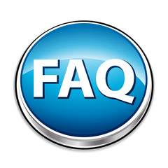 Blue faq button