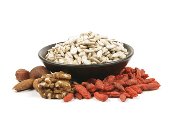 Sunflower Seeds in a Bowl
