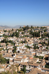 Obraz premium cityscape with view on the roofs in european city