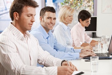Businessman on business meeting