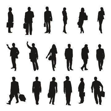 Collection de silhouettes d'affaires - Business shadows