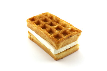 Waffle with filling